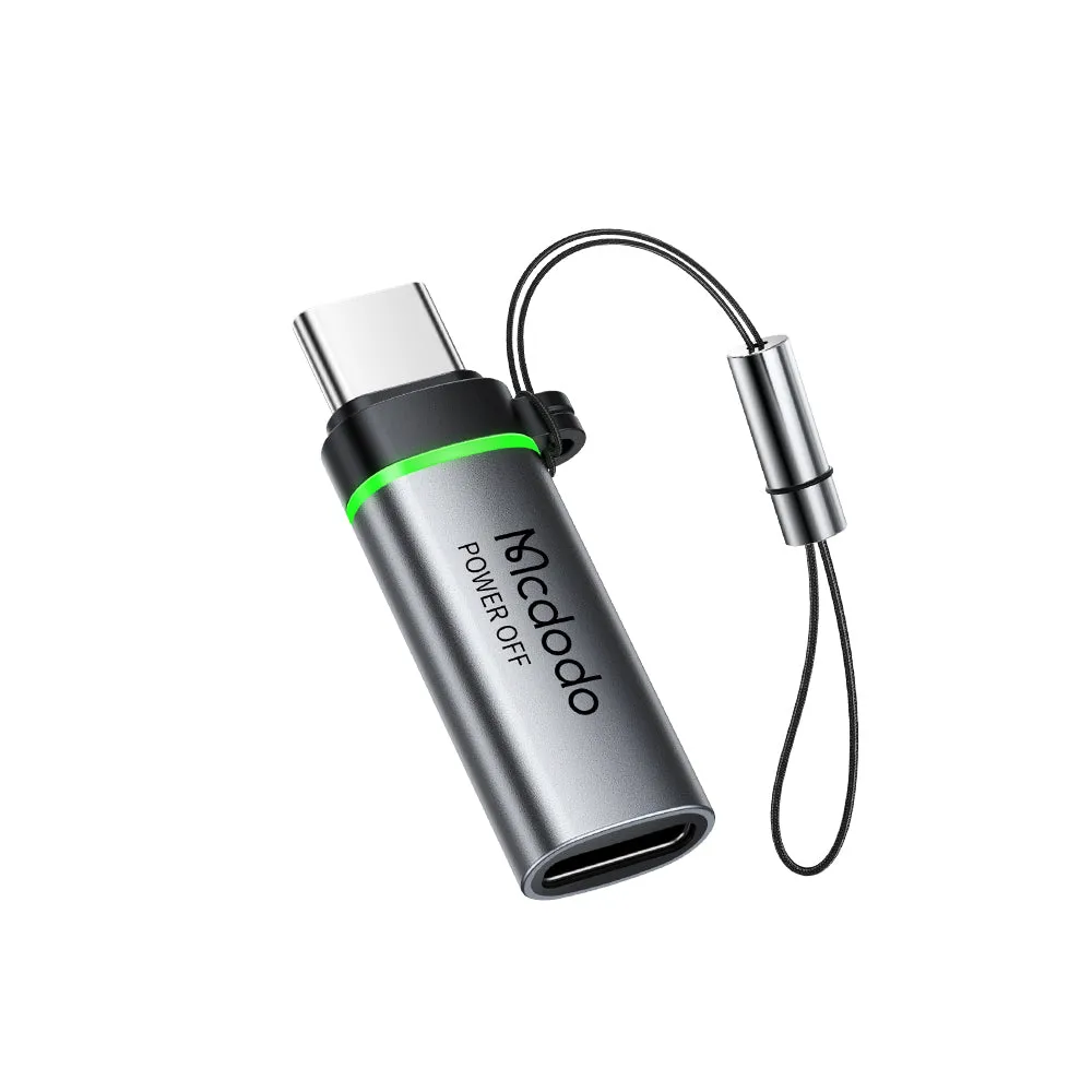 Adattatore Dati e Ricarica Lightning - USB-C McDodo OT-6010 Power Off, Nero - immagine 1