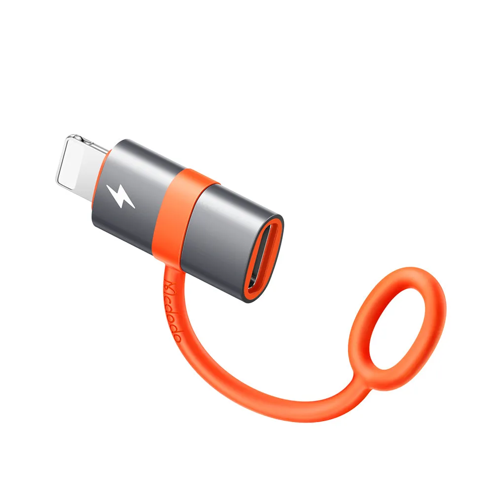 Adattatore Dati e Ricarica USB-C - Lightning McDodo OT-0510, Grigio - immagine 1