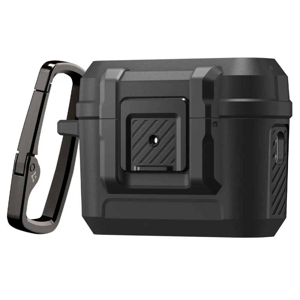 Custodia Spigen Lock Fit per Apple AirPods Pro 3, Nera Opaca ACS09825 - immagine 1