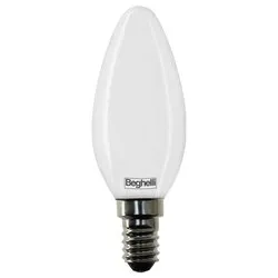 Lampadina led candela (E14 - 470 lumen - 4 W - Bianco caldo) TUTTOVETRO LED 56529 - immagine 1