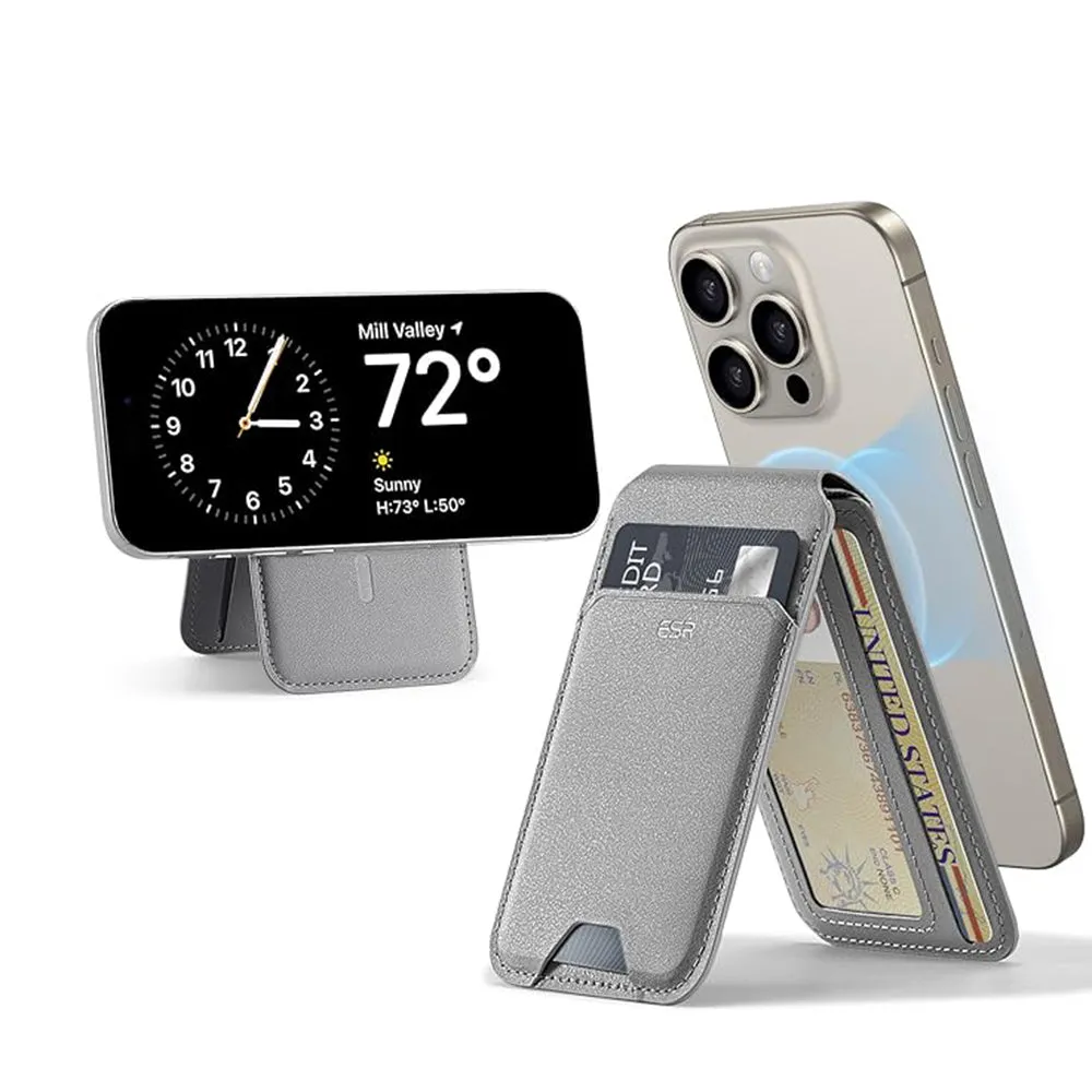 Portafoglio Magsafe, ESR, Grigio - immagine 1