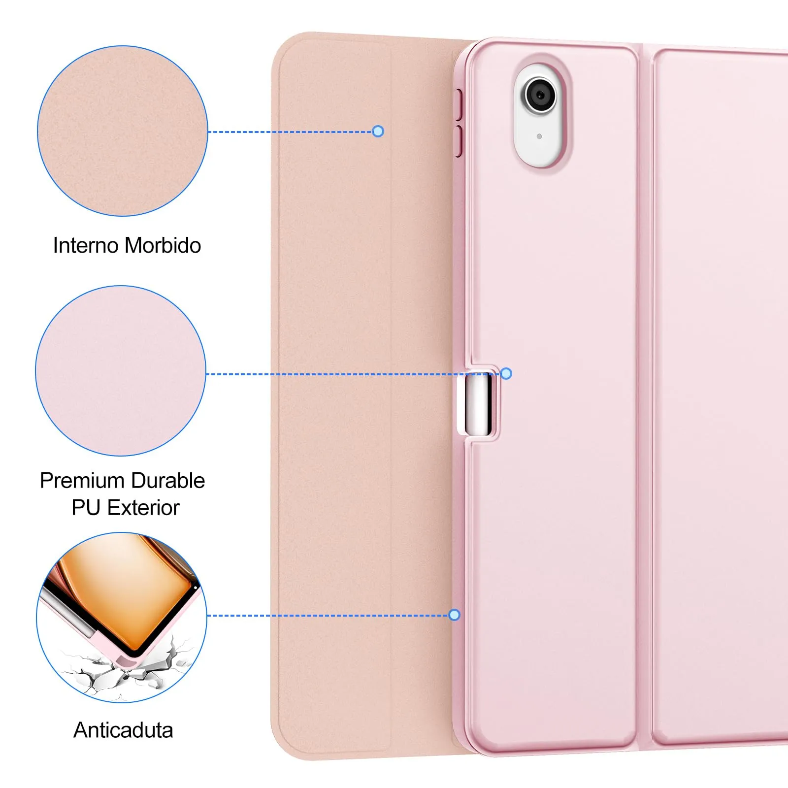 Cover Tastiera per iPad Air 11 M4 2026/M3 2025/M2 2024 11 Pollici - immagine 8