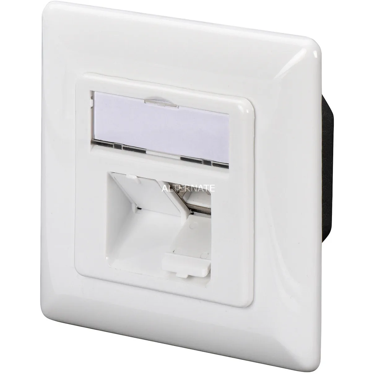 Presa dati CAT.6A, da parete, schermata, 2x RJ-45 LSA, Scatola di giunzione - immagine 1