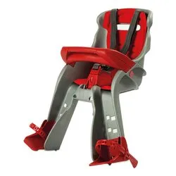 Seggiolino bici anteriore max 15 Kg ORION Argento e Rosso 760 - immagine 1