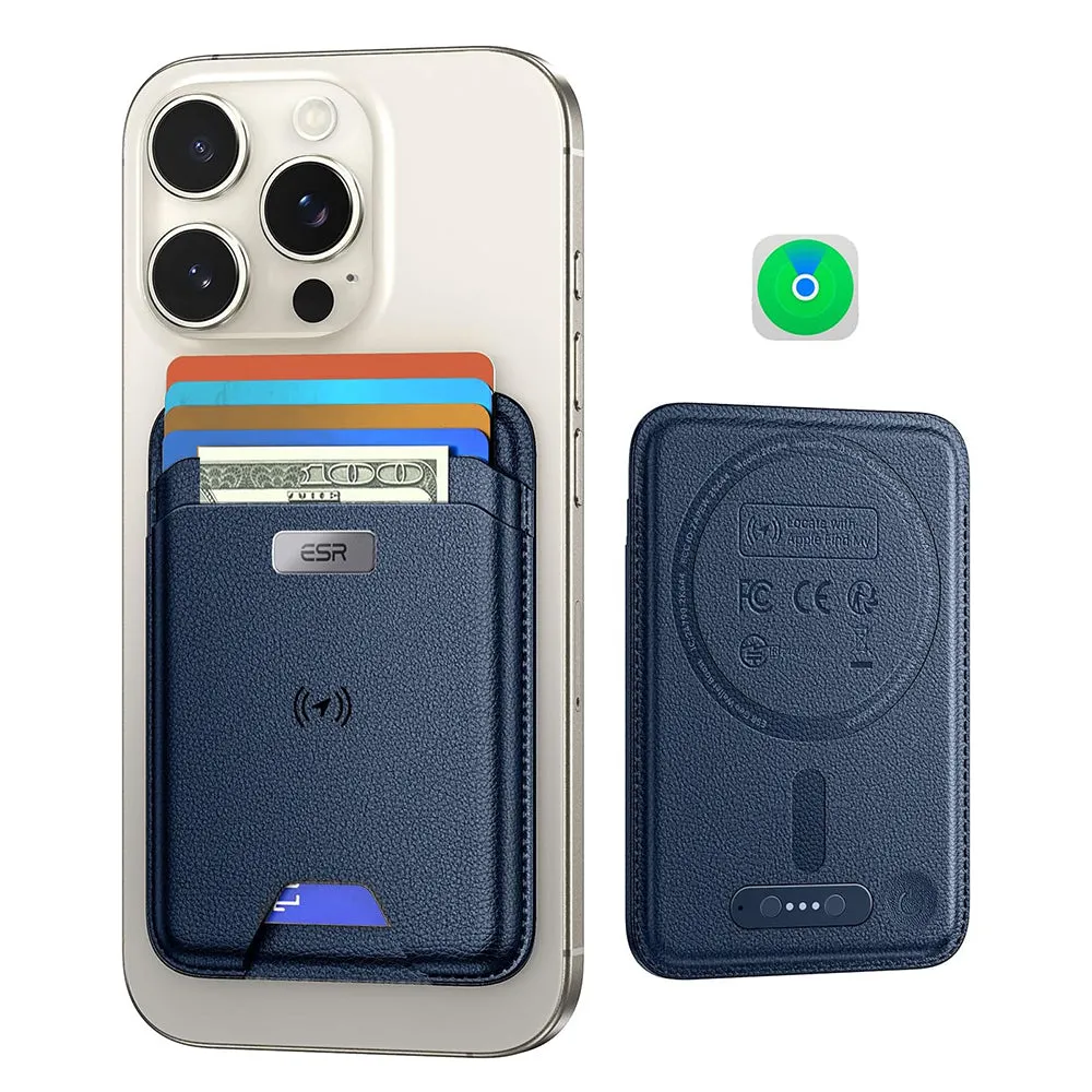 Portafoglio Magsafe, ESR, Classic Geo, Blu Marino - immagine 1