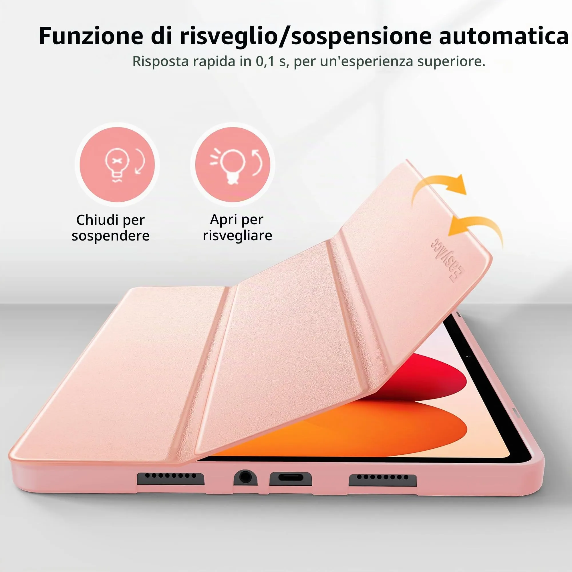 EasyAcc Cover Compatibile con Xiaomi Redmi Pad 2 Pro 12.1 Pollici 2025 - immagine 3