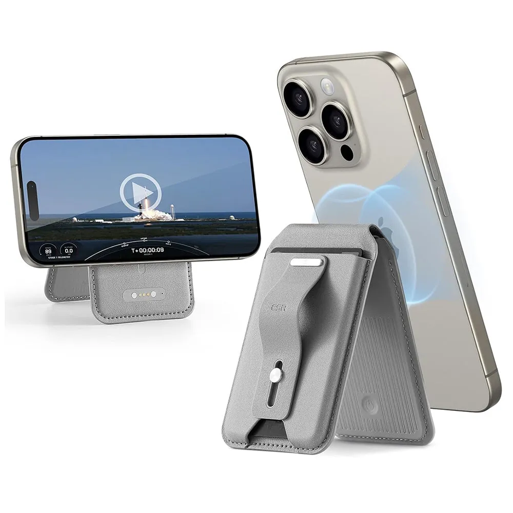 Portafoglio Magsafe, ESR, Findy my Wallet, Grigio - immagine 1