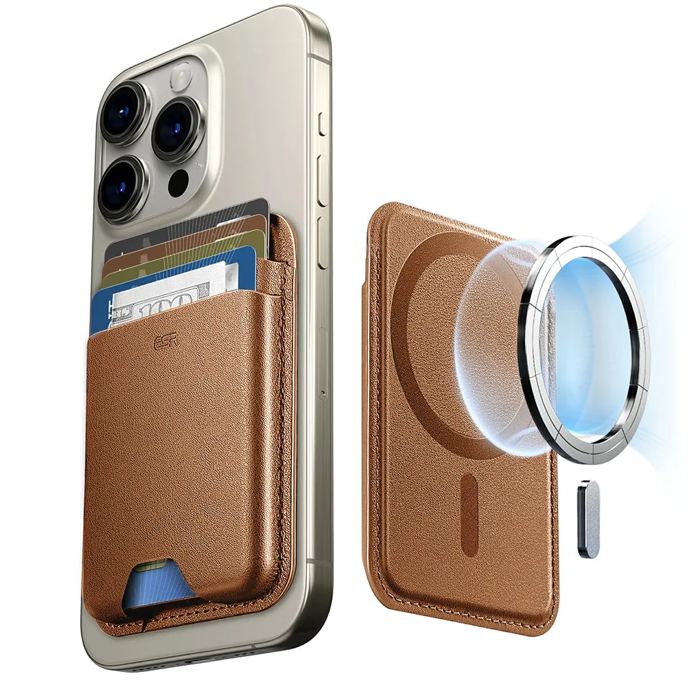 Portafoglio Magsafe, ESR, Boost, Marrone - immagine 1