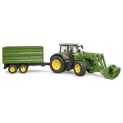 Trattore con Rimorchio scala 1:16 (79,5cm) JOHN DEERE 03155 - immagine 1
