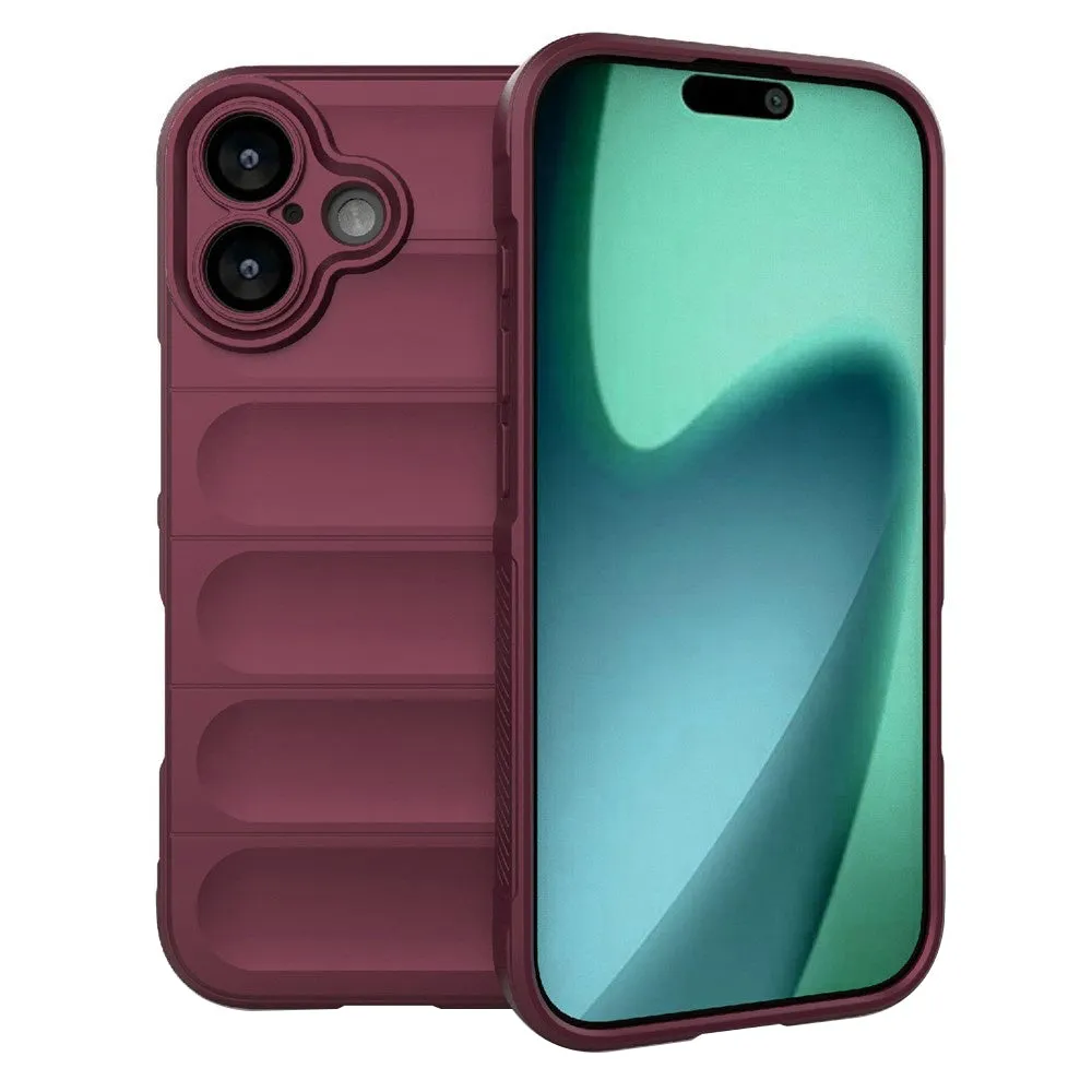 Custodia per Apple iPhone 17, Techsuit, Magic Shield, Bordeaux - immagine 1
