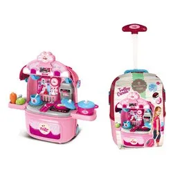 Cucina giocattolo Trolley 2 in 1 (43,9x23x46cm) MAISONELLE 33818 - immagine 1