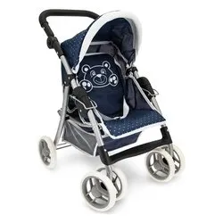 Passeggino giocattolo Orsetto (65cm) BABY TEO Blu 74255 - immagine 1