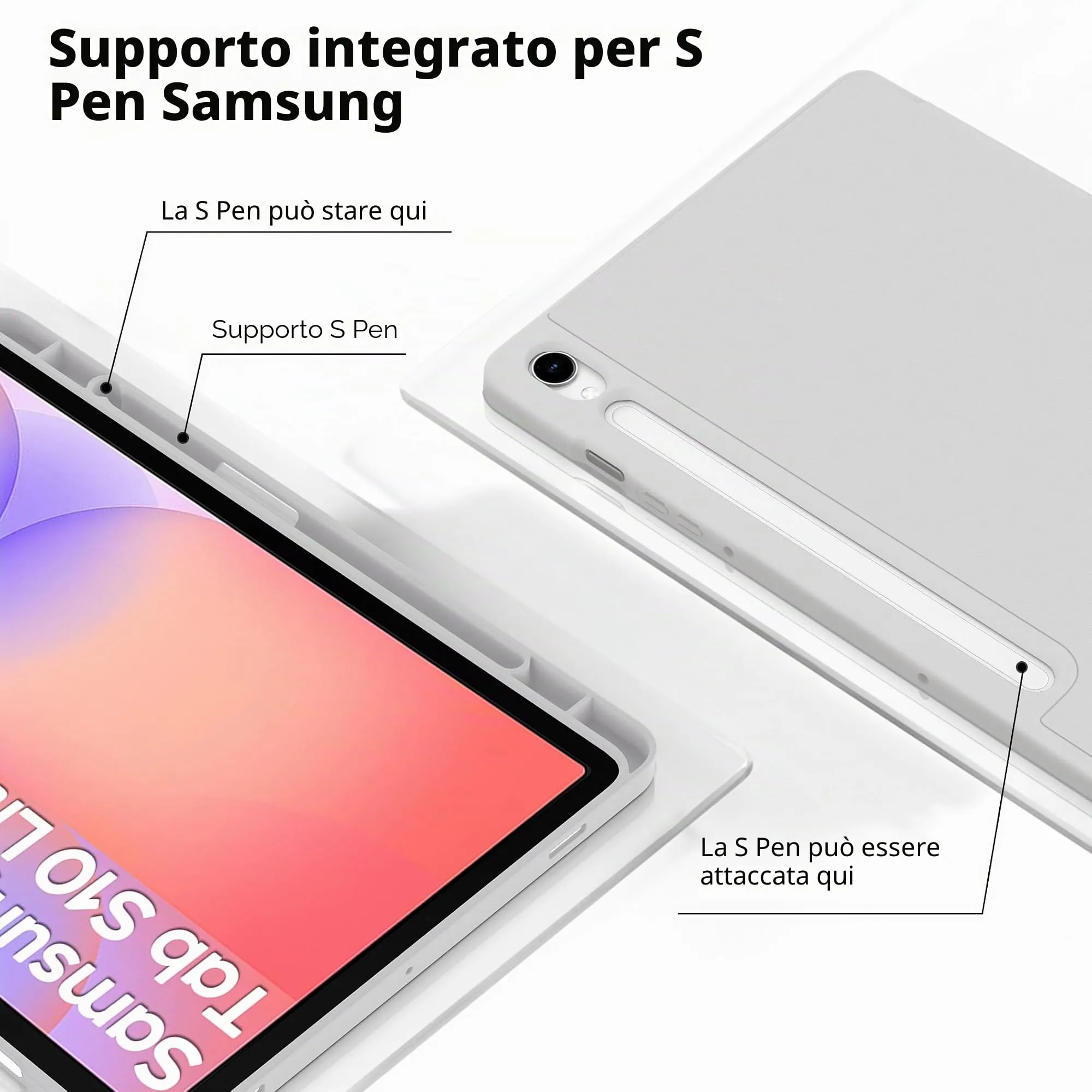 EasyAcc Custodia Cover Compatibile con Samsung Galaxy Tab S10 Lite - immagine 5