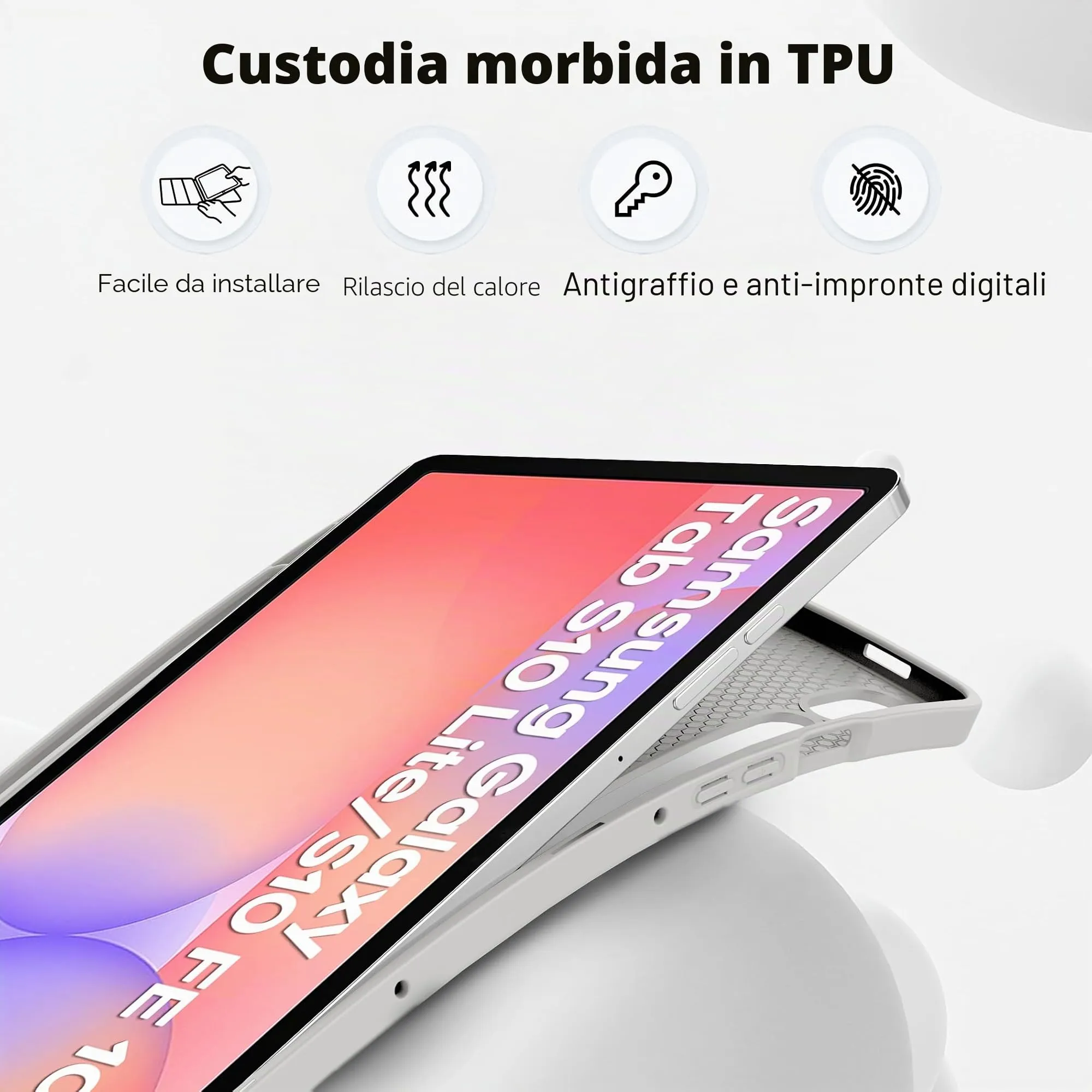 EasyAcc Custodia Cover Compatibile con Samsung Galaxy Tab S10 Lite - immagine 7