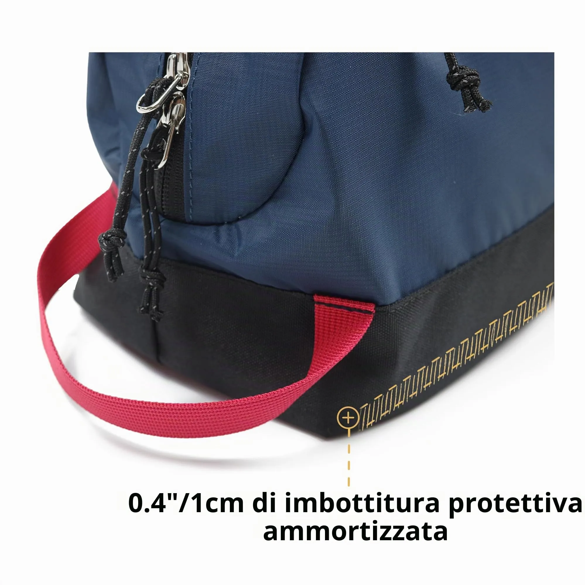Borsa da viaggio per articoli igienici 5L, borsa lavaggio compatta con scomparto umido/secco in TPU impermeabile - immagine 8