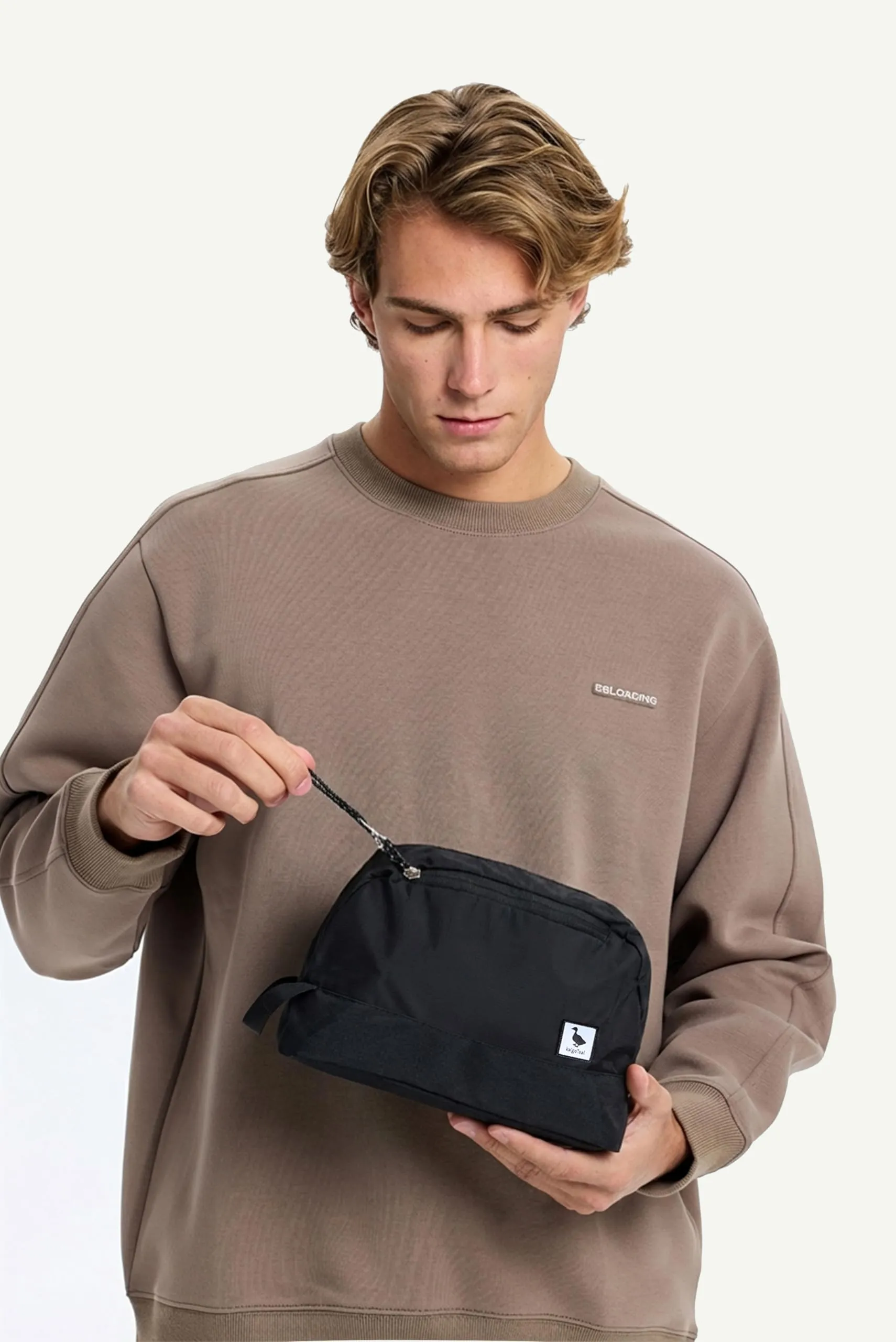 Borsa da viaggio per articoli igienici 5L, borsa lavaggio compatta con scomparto umido/secco in TPU impermeabile - immagine 3