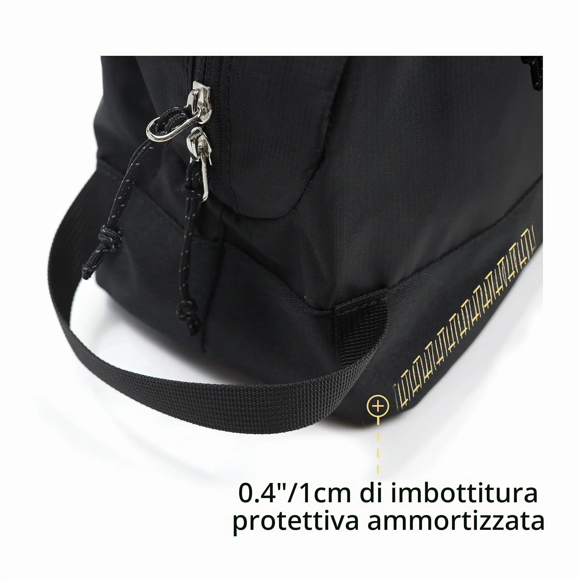 Borsa da viaggio per articoli igienici 5L, borsa lavaggio compatta con scomparto umido/secco in TPU impermeabile - immagine 8