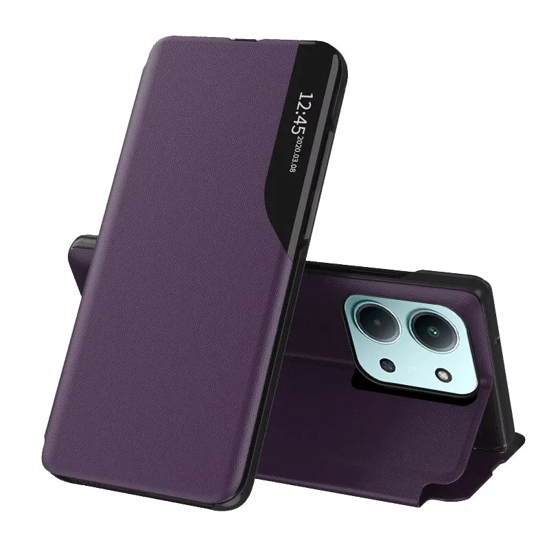 Custodia per Xiaomi Poco C85 4G / Redmi 15C 5G / 15C 4G, Techsuit, eFold, Viola - immagine 1