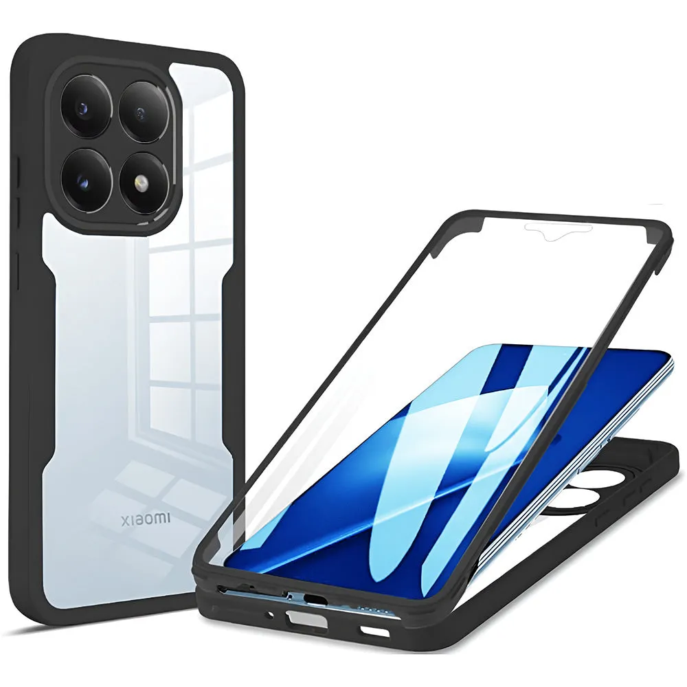 Custodia per Xiaomi 17, Techsuit, ColorVerse 360, Nera - immagine 1