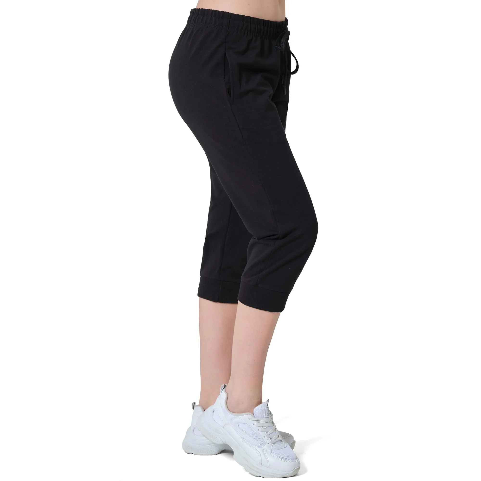 ROSS CAMP Jogging Donna 3/4 Pantaloni Capri Sportivi - immagine 5