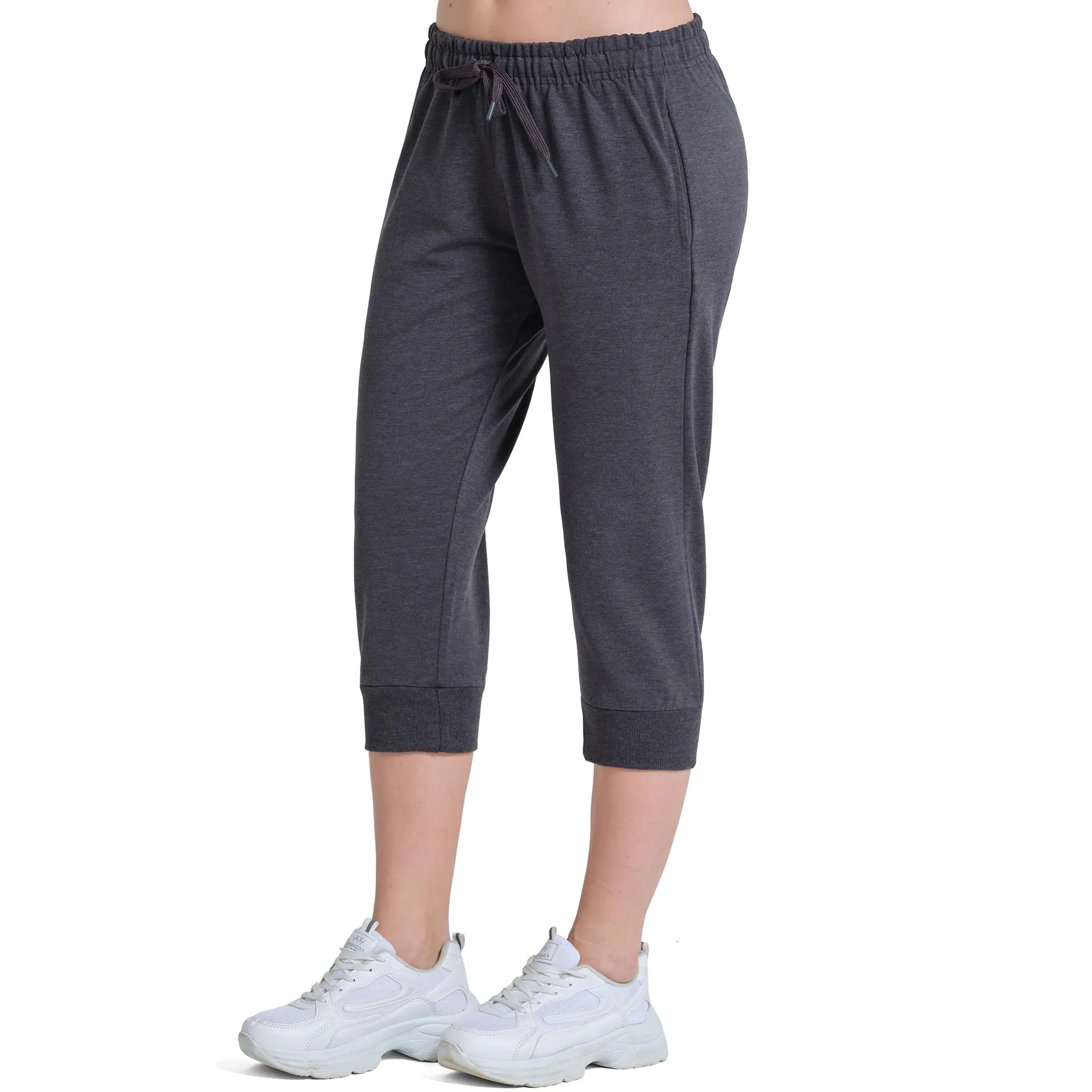 ROSS CAMP Jogging Donna 3/4 Pantaloni Capri Sportivi - immagine 1