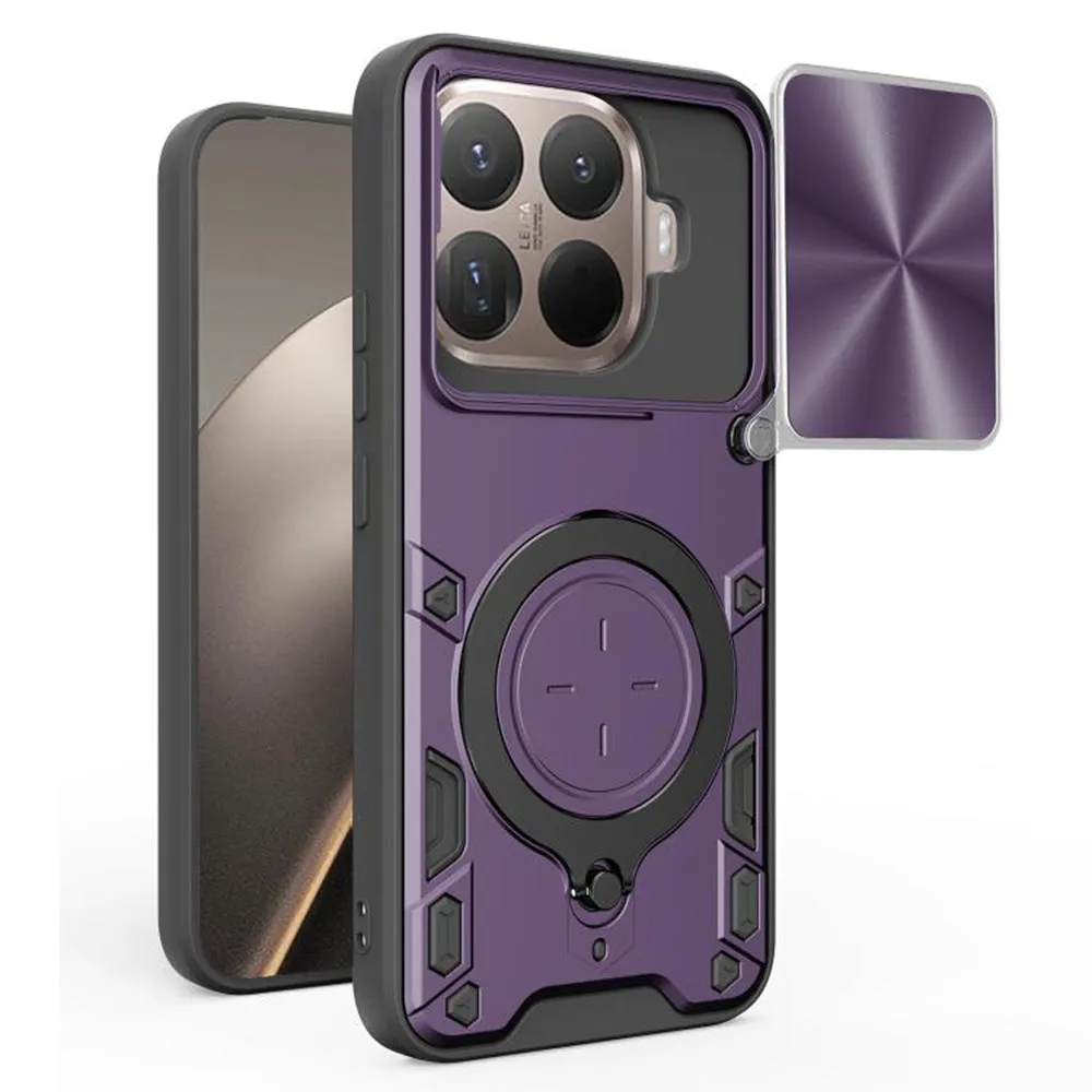 Custodia per Xiaomi 15T Pro, Techsuit, CamGuard Pro, Viola - immagine 1