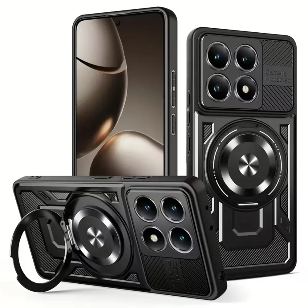 Custodia per Xiaomi 15T, Techsuit, RuggedCam, Nera - immagine 1
