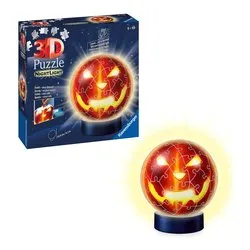 Puzzle 3D 74 pz Zucca di Hallowen Night con luce 6a+ (12,9x15,9cm) 11253 - immagine 1