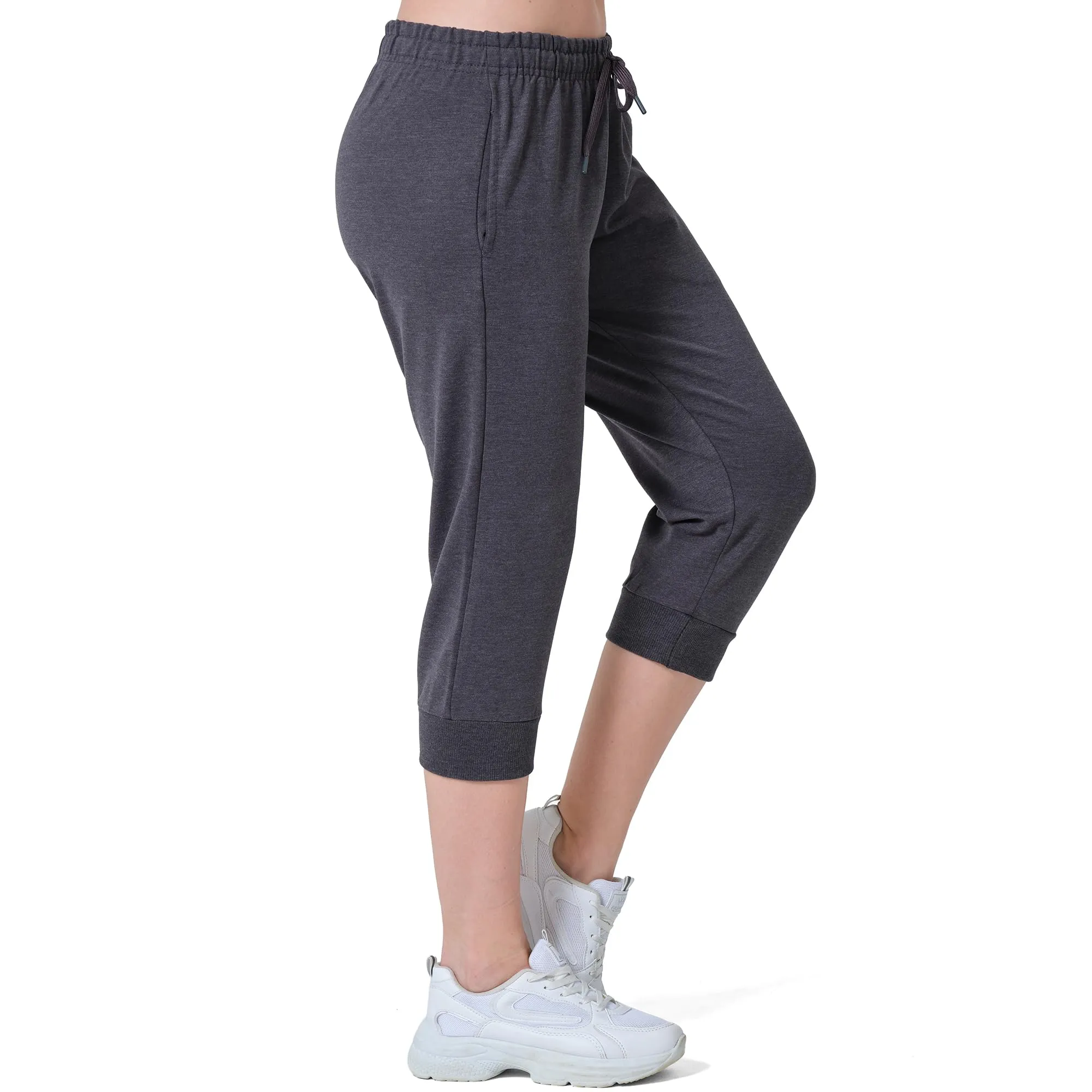 ROSS CAMP Jogging Donna 3/4 Pantaloni Capri Sportivi - immagine 3
