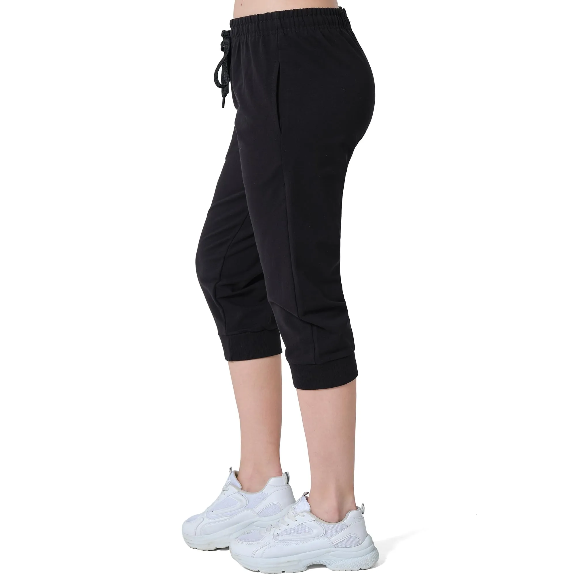 ROSS CAMP Jogging Donna 3/4 Pantaloni Capri Sportivi - immagine 1