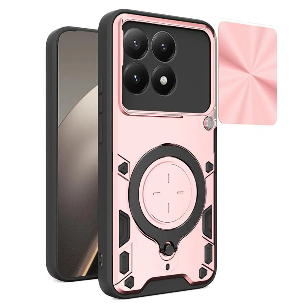 Custodia per Xiaomi 15T, Techsuit, CamGuard Pro, Rosa - immagine 1