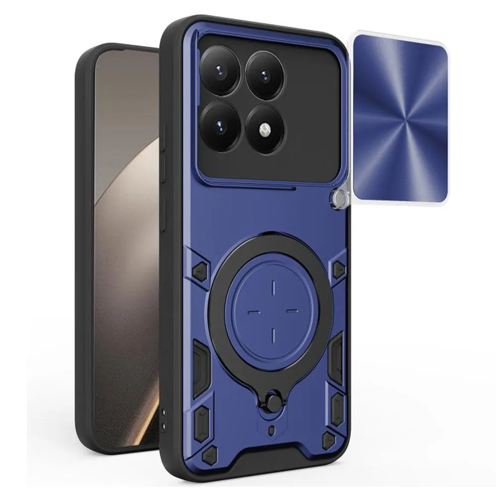 Custodia per Xiaomi 15T, Techsuit, CamGuard Pro, Blu - immagine 1