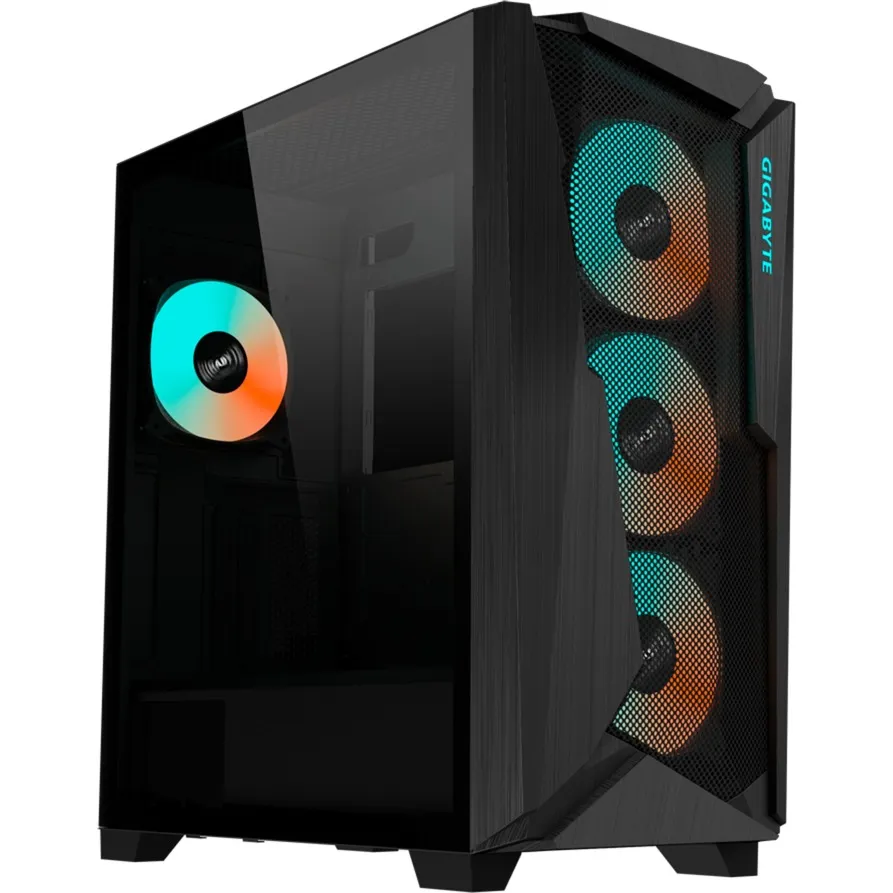 C301 GLASS Midi Tower Nero, Chassis Tower - immagine 1