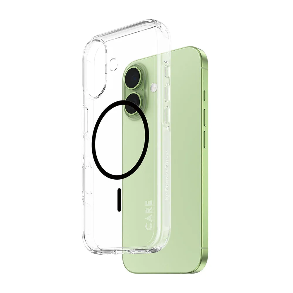 Custodia MagSafe per Apple iPhone 17, PanzerGlass, Care Urban Explorer, Trasparente Nera - immagine 1