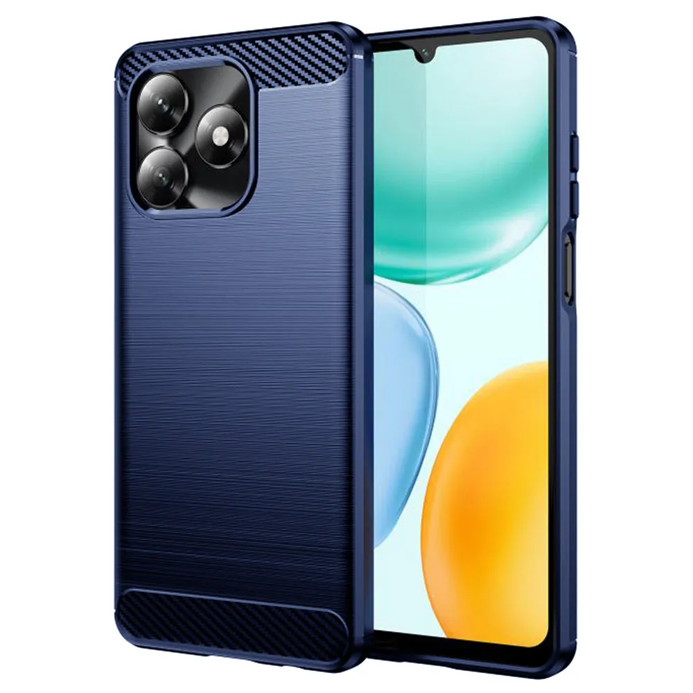 Custodia per Honor X5c Plus, Techsuit, Carbonio, Blu - immagine 1