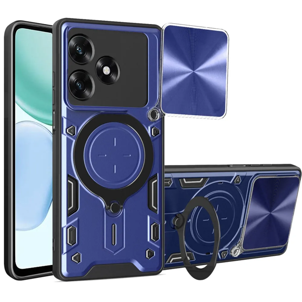 Custodia per Honor X5c Plus, Techsuit, CamGuard Pro, Blu - immagine 1