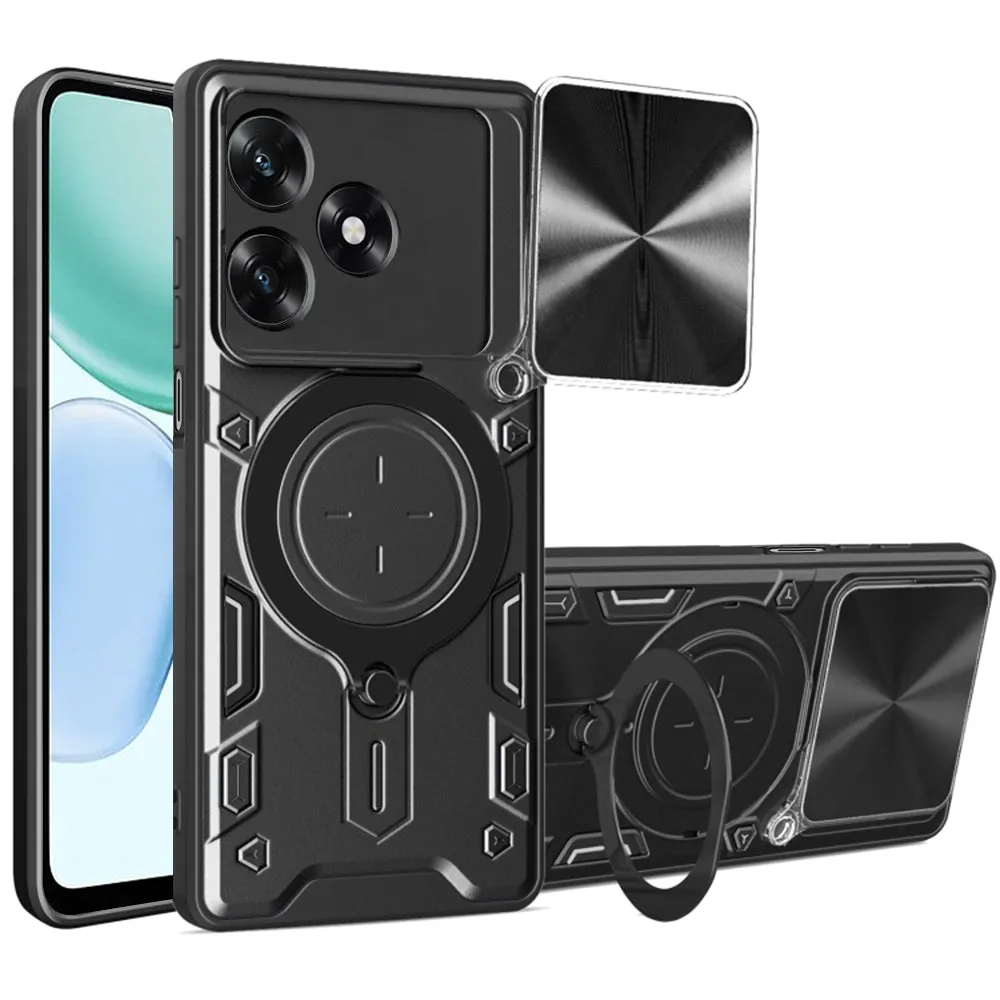 Custodia per Honor X5c Plus, Techsuit, CamGuard Pro, Nera - immagine 1