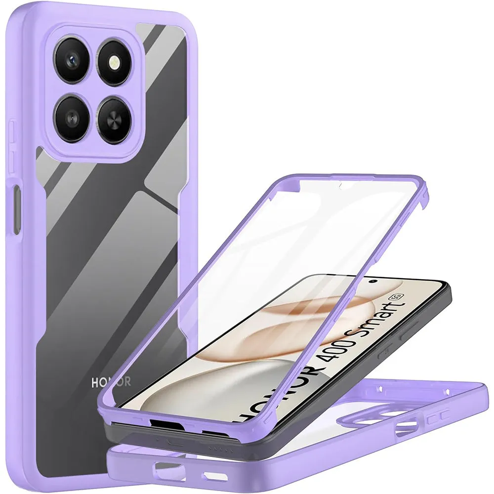 Custodia per Honor 400 Smart 4G / X7d 4G / 400 Smart 5G, Techsuit, ColorVerse 360, Viola - immagine 1