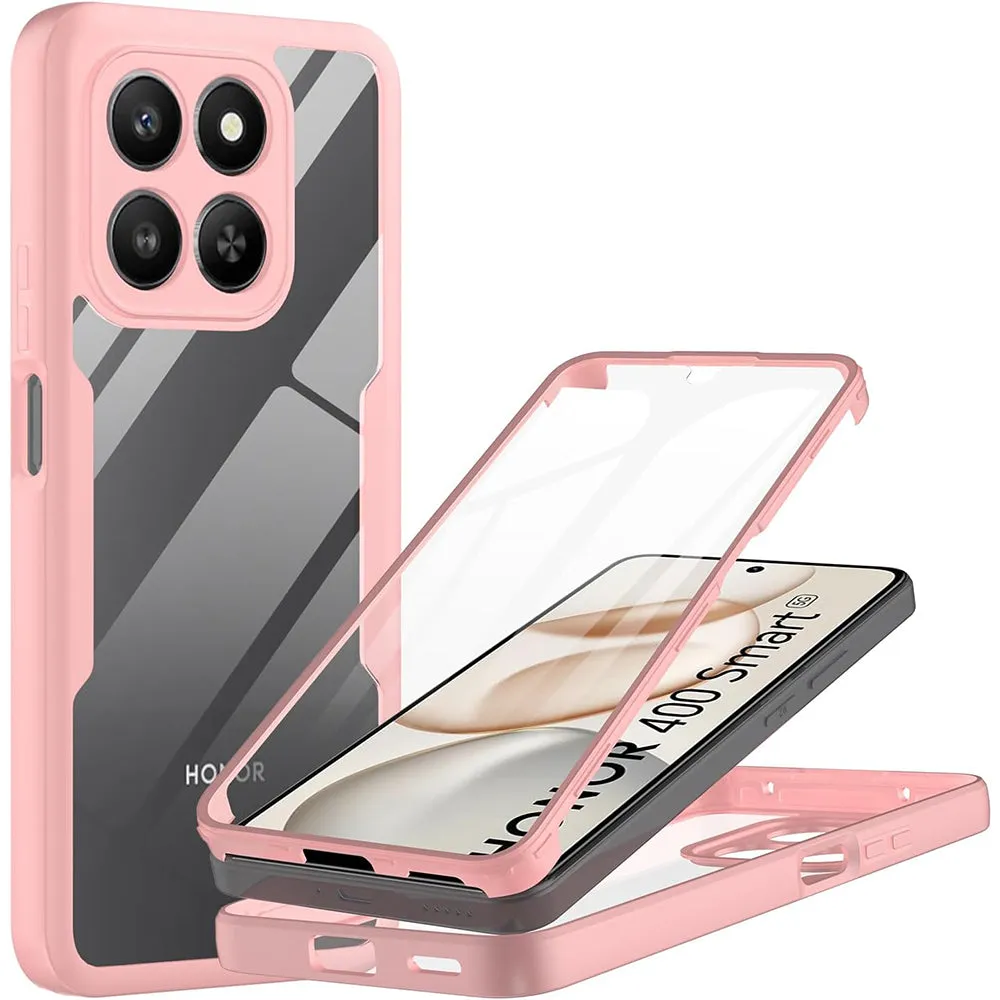 Custodia per Honor 400 Smart 4G / X7d 4G / 400 Smart 5G, Techsuit, ColorVerse 360, Rosa - immagine 1
