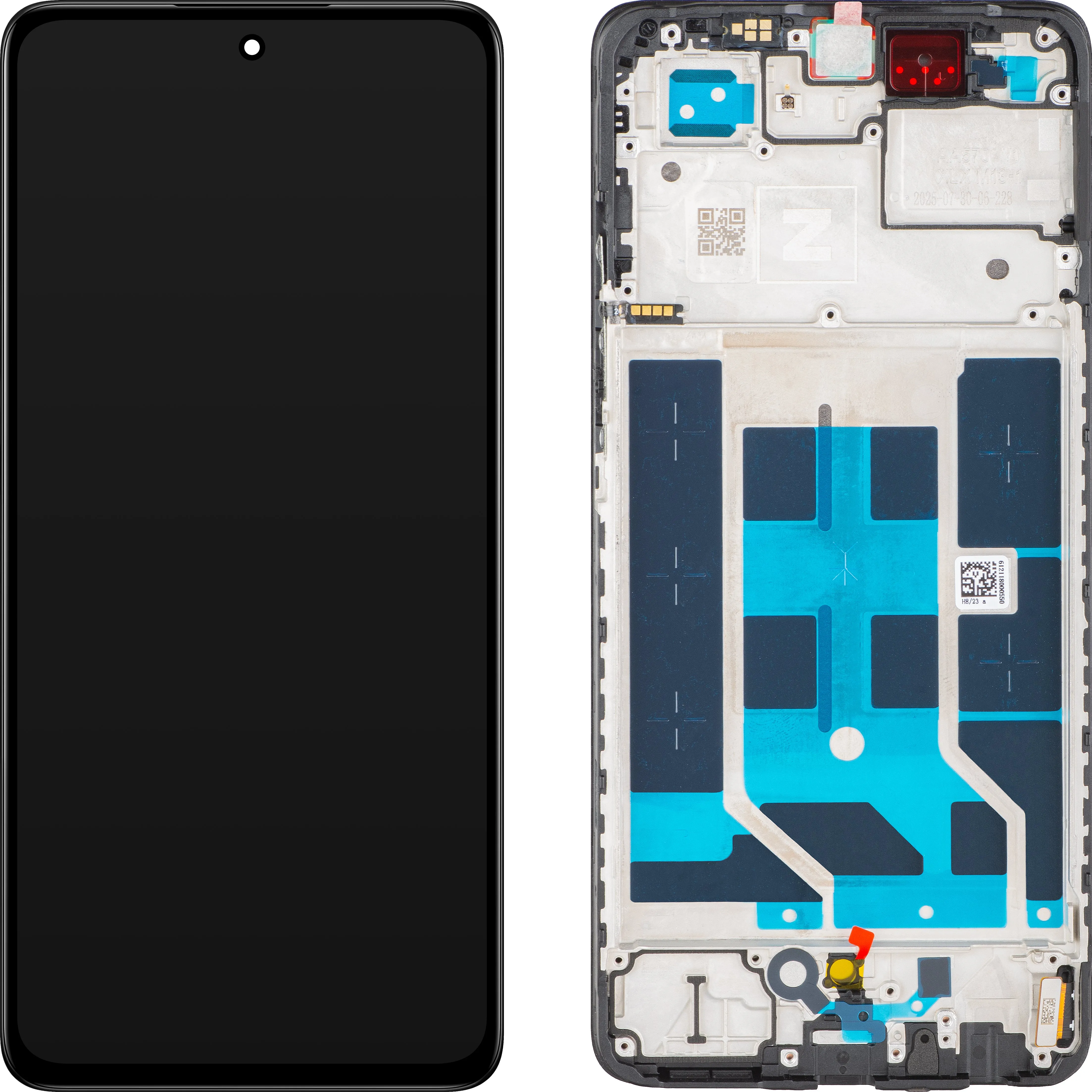 Display con Touchscreen OnePlus Nord CE4 Lite, con Cornice, Nero, Service Pack 621029000221 - immagine 1
