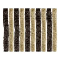 Tenda CINIGLIA STANDARD Beige e Marrone (120x220cm) 552 120 220 - immagine 1