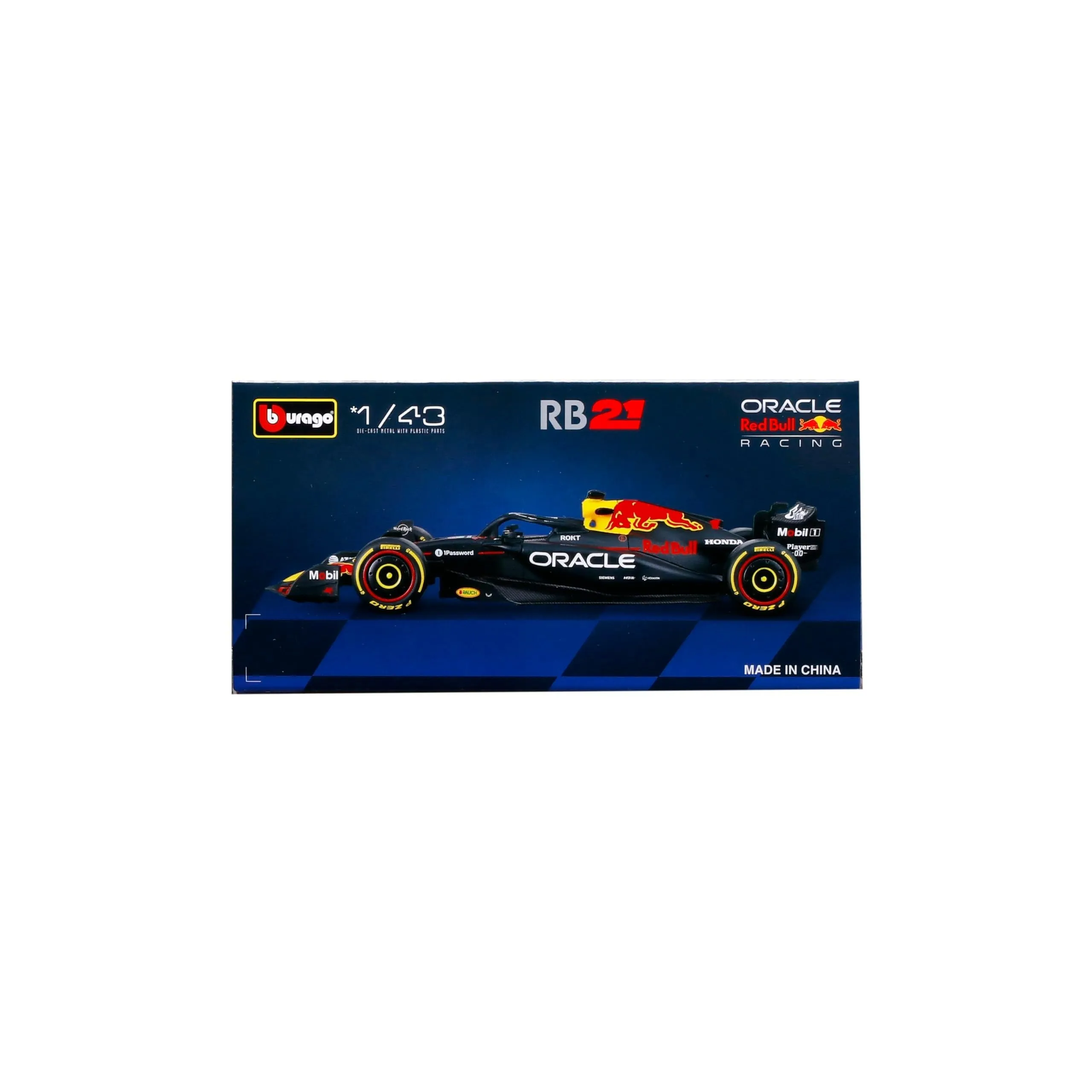 Bburago - F1 Red Bull Racing RB21 2025#1 Verstappen, Auto diecast a Scala 1:43 con dettagli autentici, replica F1 Red Bull, decorazione ufficiale, Età consigliata 3+ anni - immagine 7
