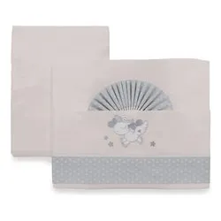 Set lenzuola lettino completo 3 pz UNICORN Grey 015 2010 0508 - immagine 1
