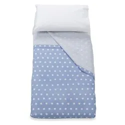 Set lenzuola lettino completo 3 pz STARLETTE Azzurro 020 1008 002 - immagine 1