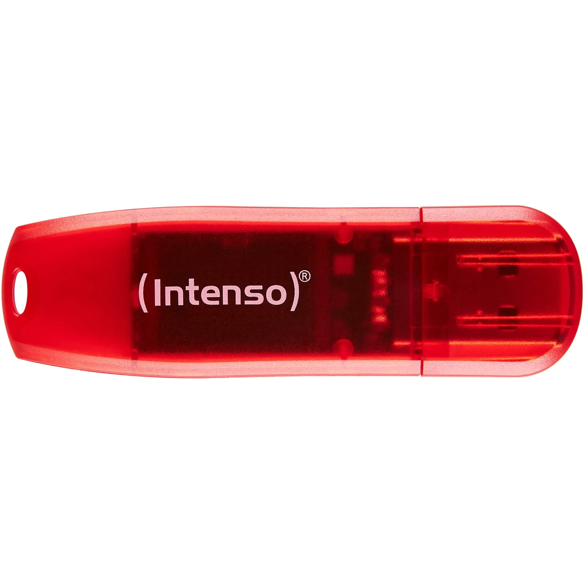 Rainbow Line unità flash USB 128 GB USB tipo A 2.0 Rosso, Trasparente, Chiavetta USB - immagine 1