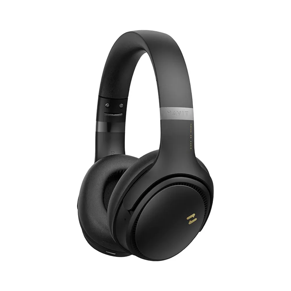 Auricolari Bluetooth HAVIT H630BT Pro, A2DP, ANC, Nero - immagine 1