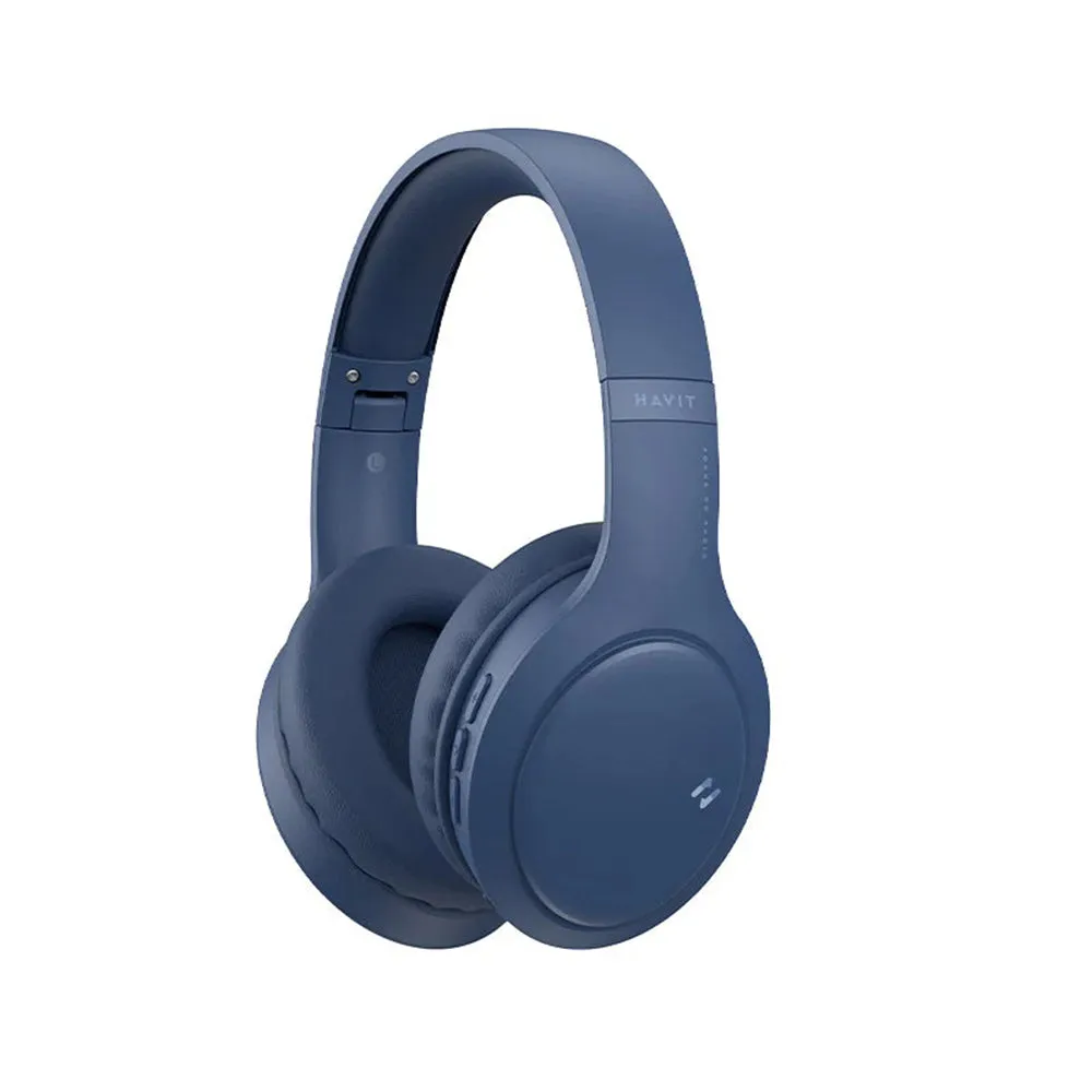 Handsfree Bluetooth HAVIT H633BT, Multipoint, A2DP, Blu - immagine 1