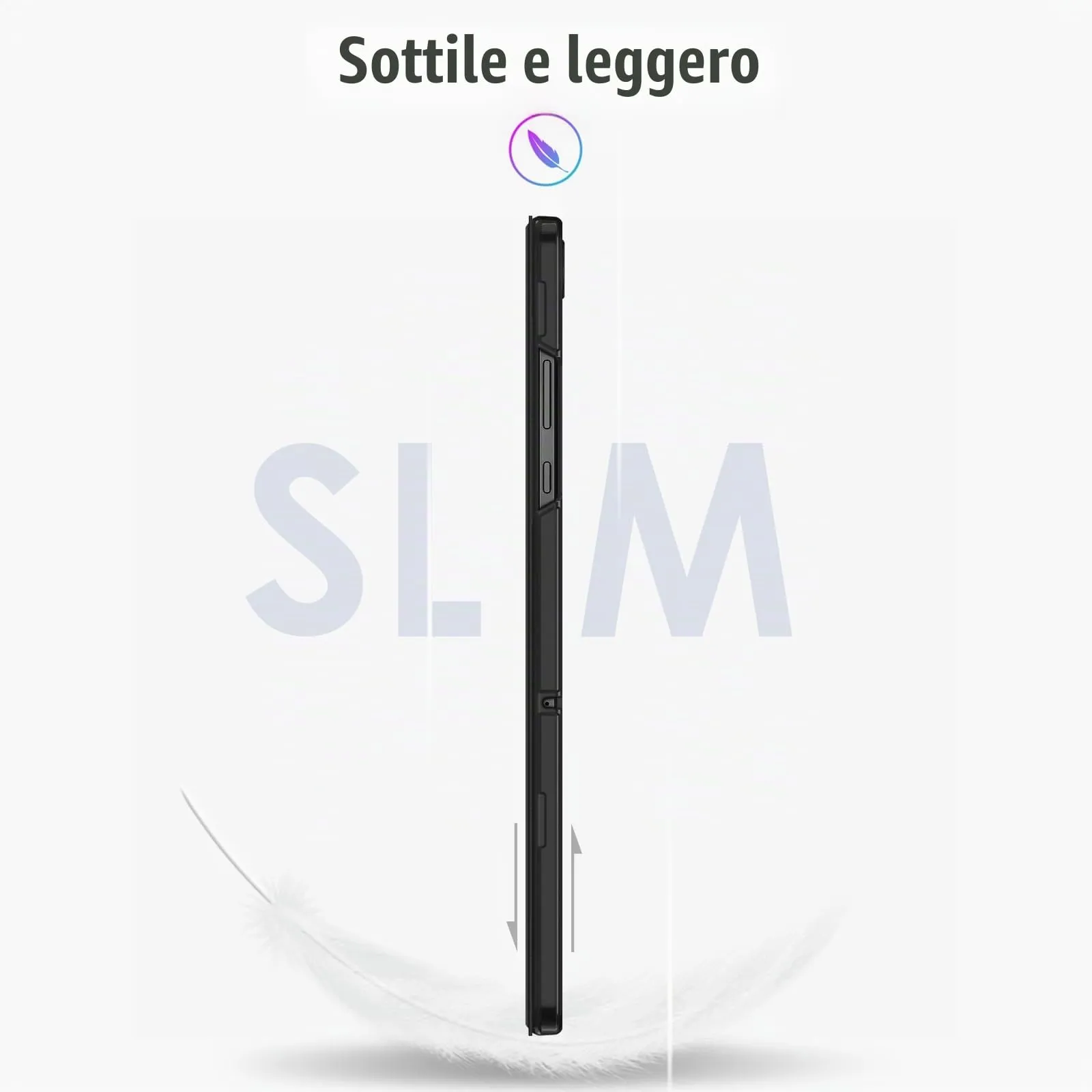 FINTIE Cover + Pellicola per Samsung Galaxy Tab A11+ / A9+ 11" (2025/2023) - immagine 3