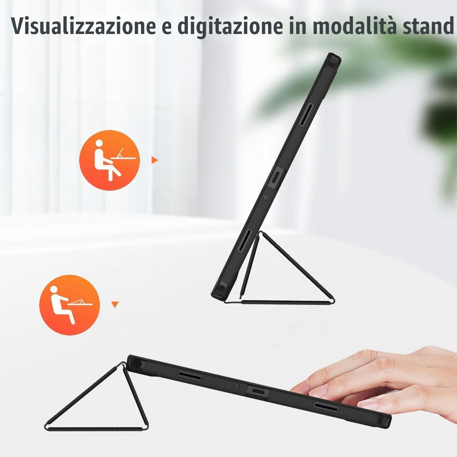 FINTIE Cover + Pellicola per Samsung Galaxy Tab A11+ / A9+ 11" (2025/2023) - immagine 5