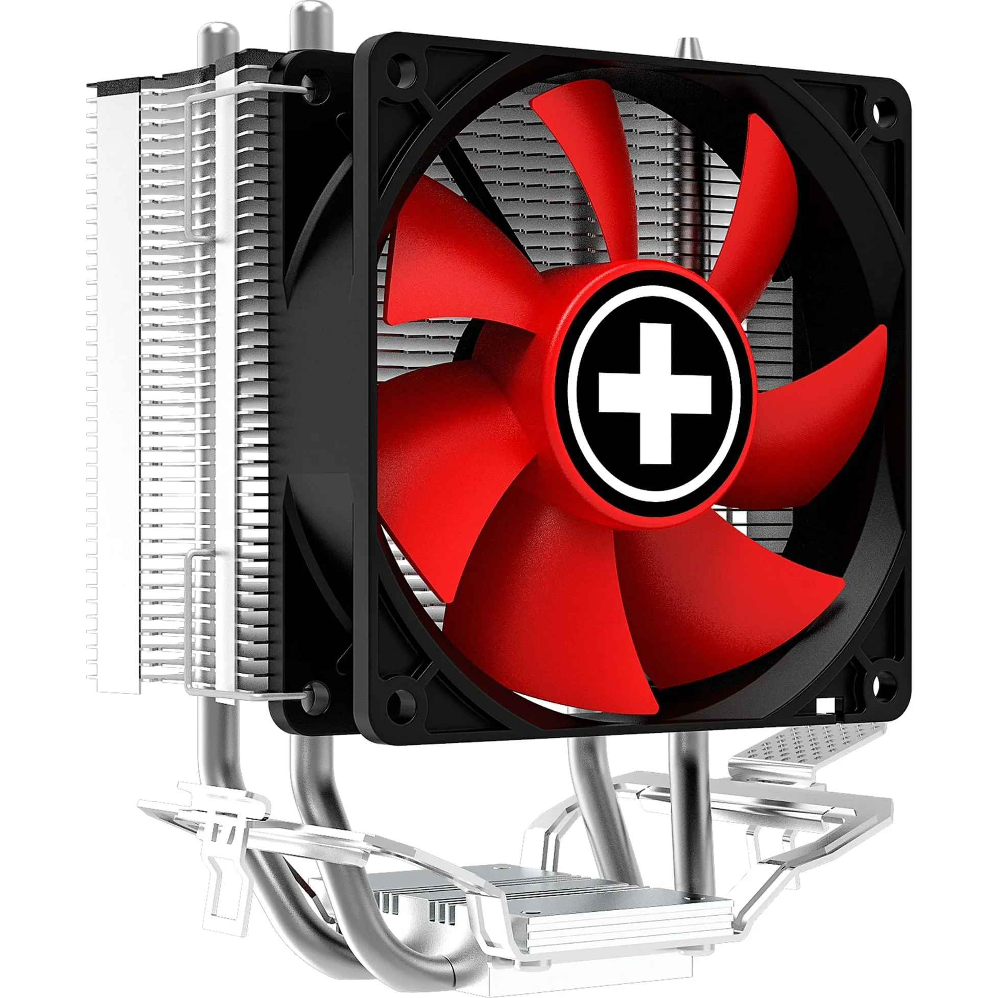 A402 Processore Refrigeratore 9,2 cm Nero, Rosso, Argento, raffreddamento CPU - immagine 1